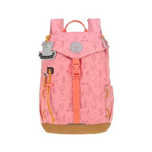 Lässig zaino per l'asilo zaino per bambini con tracolla idrorepellente, 9 litri/ mini outdoor backpack adventure rosa