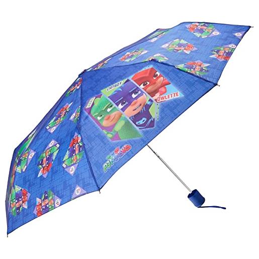 PJmask a95794 ombrello pieghevole, manuale, multicolore