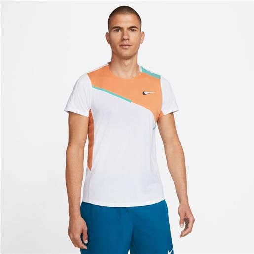 Nike court dri fit slam short sleeve t-shirt bianco xl uomo