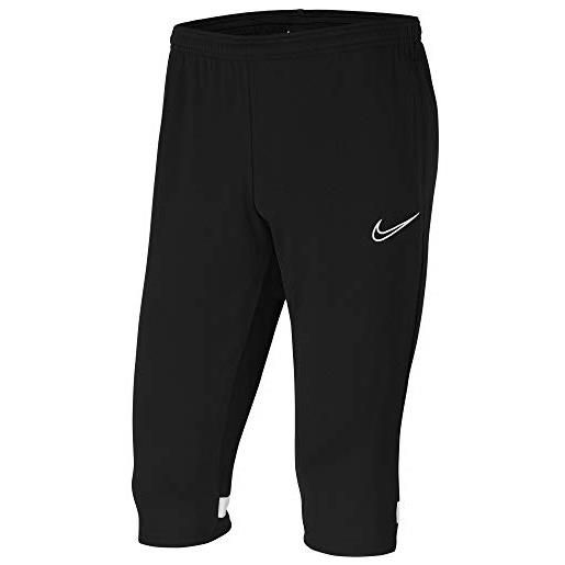 Nike - pantaloni da allenamento unisex per bambini nero/bianco xl (158-170 cm)