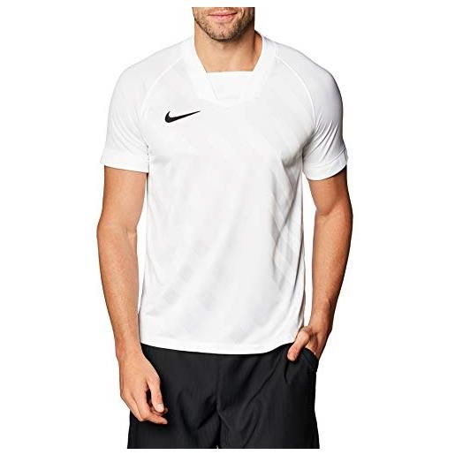 Nike dri-fit challenge 3 jby, maglia manica corta unisex-adulto, bianco/bianco/nero, 2xl