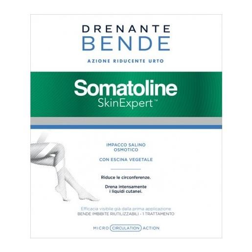 Somatoline SkinExpert Cosmetic somatoline skinexpert bende drenanti per gambe snelle 1 trattamento