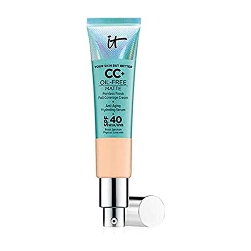 IT Cosmetics it cosmetic your skin but better cc cream oil-free matte with spf 40 (light medium)