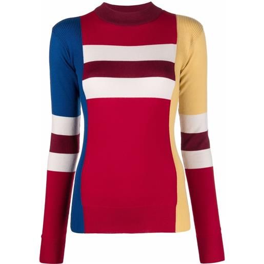 colville maglione con design color-block - rosso