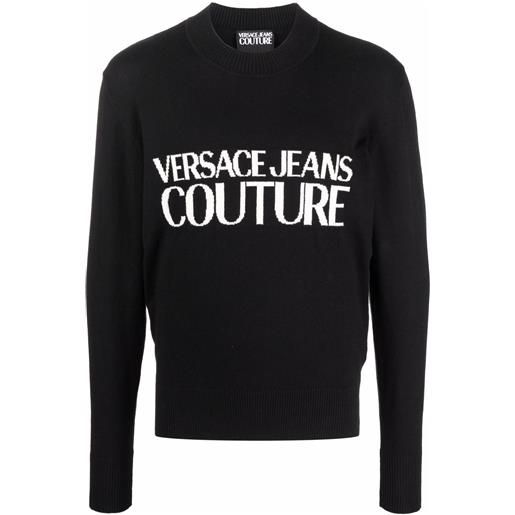 Versace Jeans Couture maglione girocollo - nero