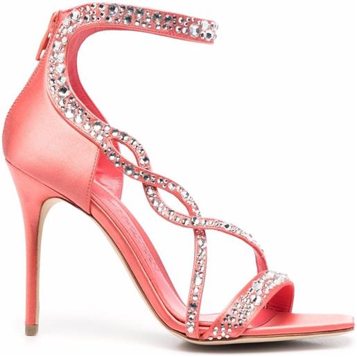 Alexander McQueen sandali con decorazione - rosa