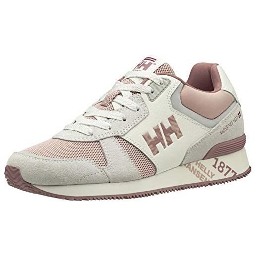 Helly Hansen w anakin leather, mocassino donna, 597 blu navy/grigio (navy grey fog off whit), 37.5 eu