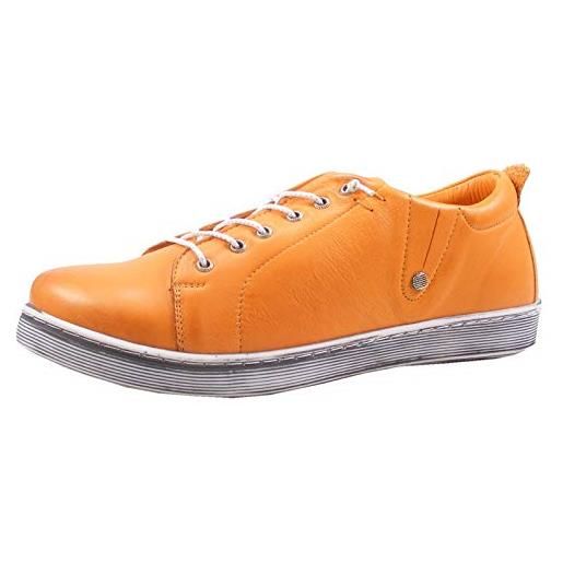 Andrea Conti 0347891 scarpe stringate donna, numero: 37 eu, colore: arancione