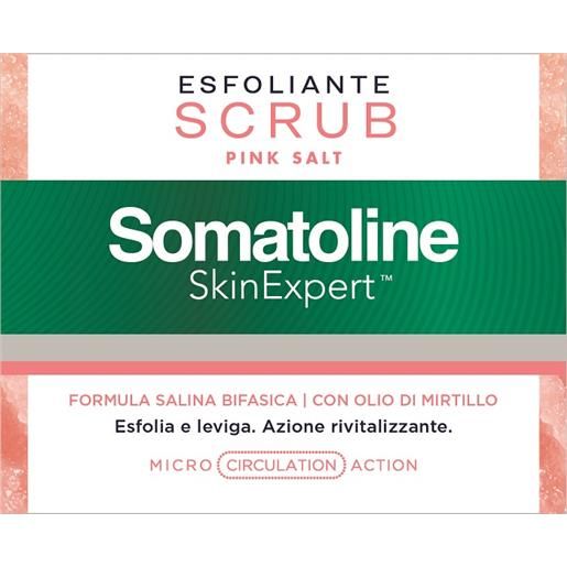 Somatoline skin expert scrub pink salt esfoliante