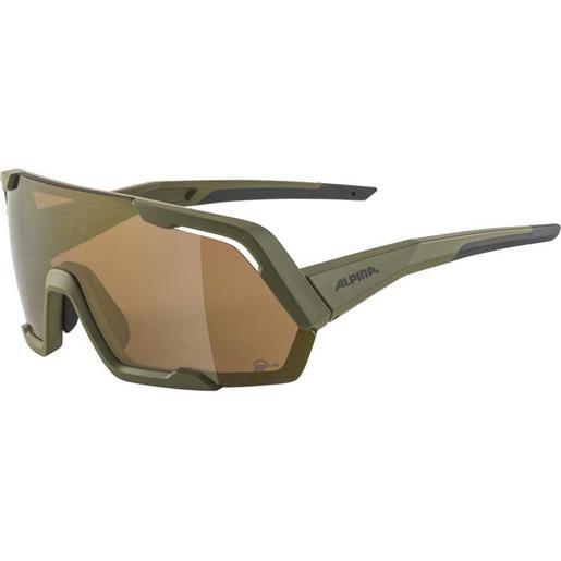 Alpina rocket q-lite sunglasses verde bronce mirror/cat3