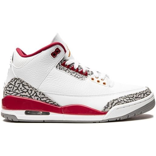 Jordan sneakers air Jordan 3 "cardinal red" - bianco