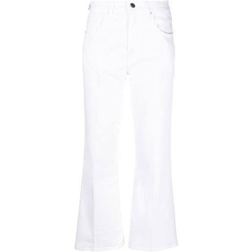 Jacob Cohen jeans a vita alta - bianco
