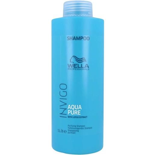 Wella invigo aqua pure shampoo purificante 1000ml