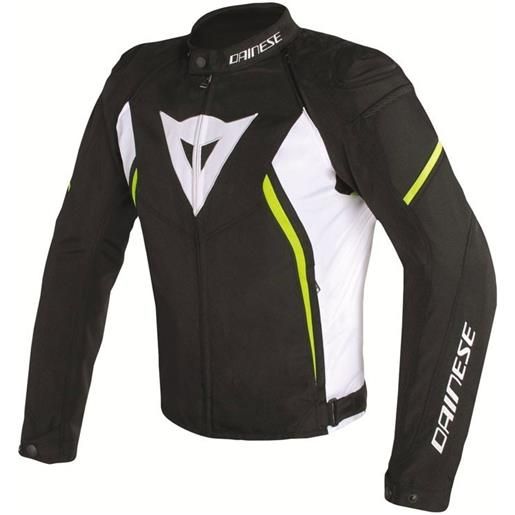 DAINESE giacca avro d2 nero bianco giallo - DAINESE 54