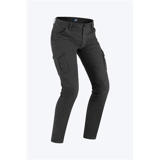 PMJ pantalone cargo santiago grigio - PMJ 36