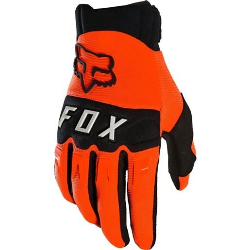 FOX guanto corto dirtpaw arancio fluo nero - FOX m