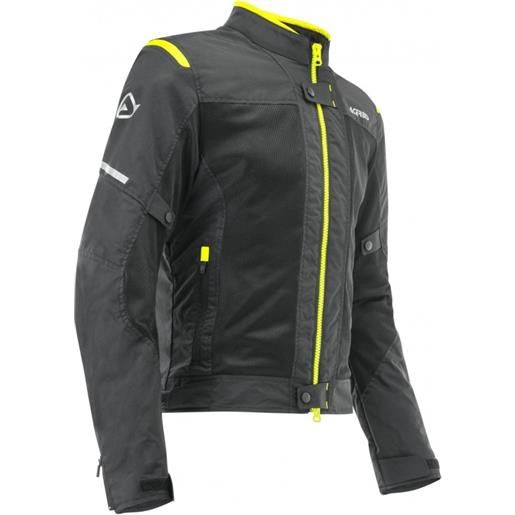 ACERBIS giacca ce ramsey vented nero giallo fluo - ACERBIS l