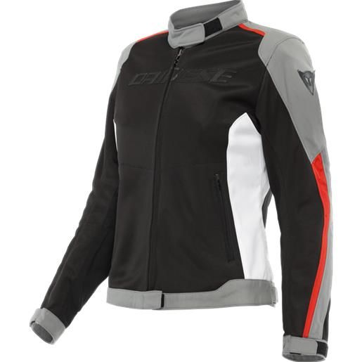 DAINESE giacca hydraflux 2 air lady d-dry grigio nero bianco rosso - DAINESE 44