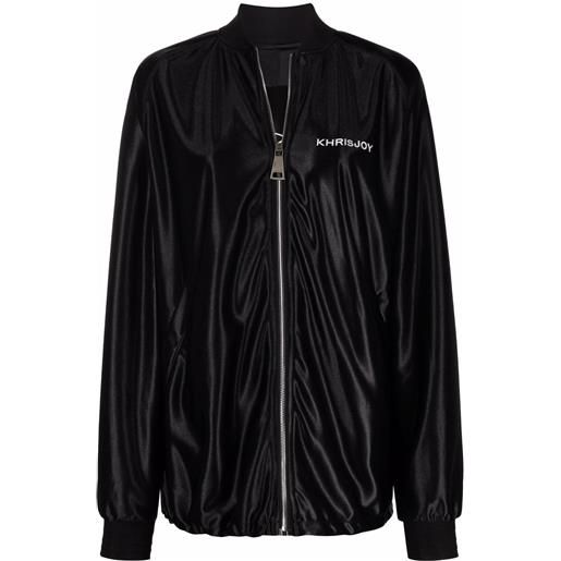 Khrisjoy giacca con logo - nero