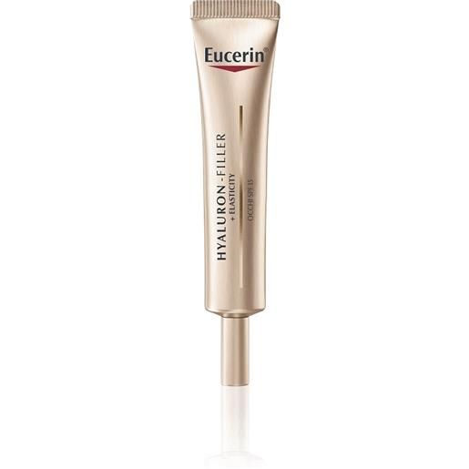 Eucerin hyaluron-filler + elasticity contorno occhi spf 15 15 ml