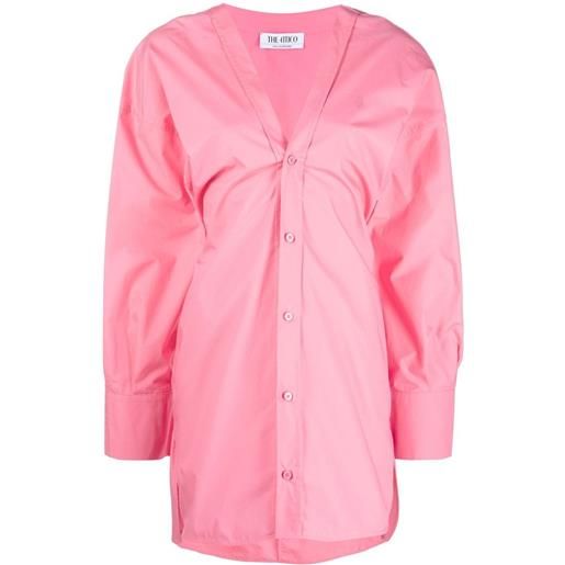 The Attico abito corto con scollo a v lala - rosa