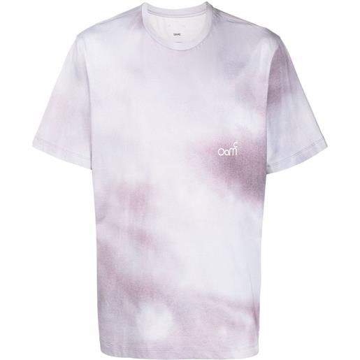 OAMC t-shirt con fantasia tie dye - viola
