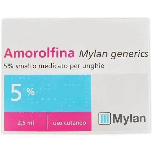 Mylan Spa amorolfina mylan smalto 5% 2,5 ml