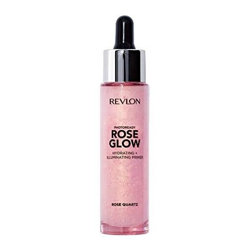 Revlon photoready rose glow hydrating + illuminating primer, primer viso idratante e illuminante, 30 ml