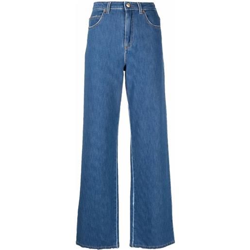 ERMANNO FIRENZE jeans a gamba ampia - blu