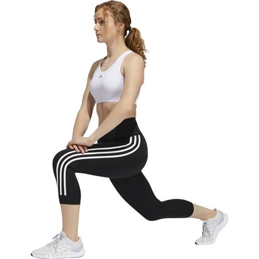 ADIDAS tight 3/4 optime train. Icons 3-stripes leggins donna