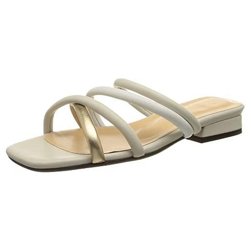 Fred de la Bretoniere frs1201, pantofole donna, beige/bianco, 40 eu