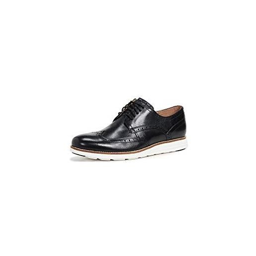 Cole Haan original grand shortwing sneakers, scarpe stringate oxford uomo, nero (black/black black), 43.5 eu larga