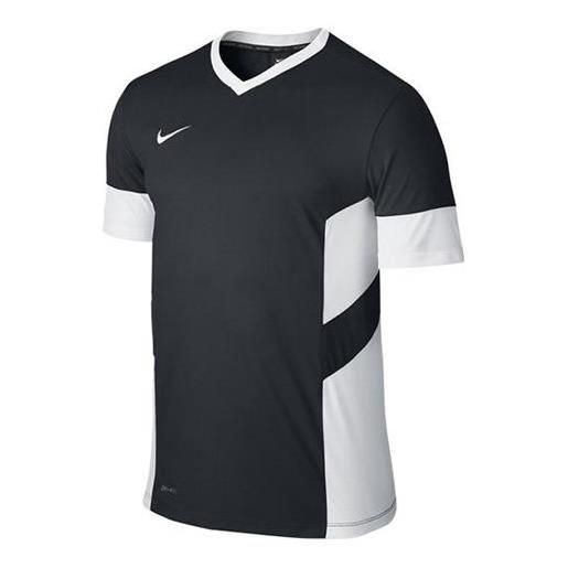 Nike - maglietta allenamento manica corta, ragazzo, academy14, bambini, t-shirt academy 14, nero/bianco, xs