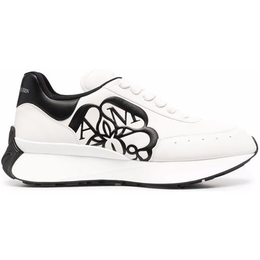 Alexander McQueen sneakers con stampa - bianco