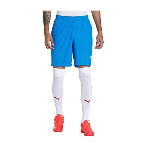 PUMA liga shorts core, pantaloncini da calcio, uomo, rosso (puma red/puma white), l