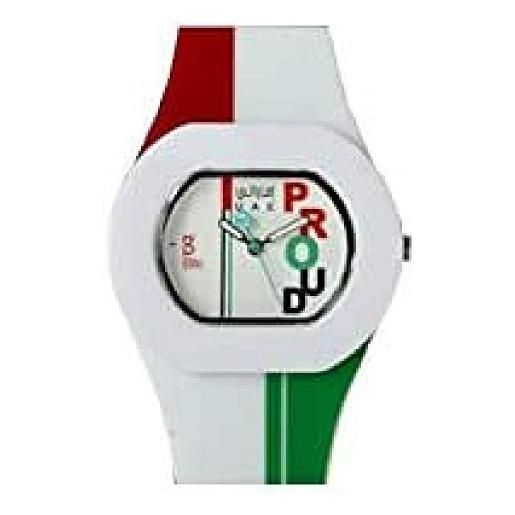 B360 WATCH unisex orologio da polso b proud emirati wr small, 3 bars al quarzo in silicone 1050070