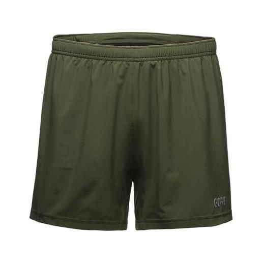 GORE WEAR gorewear r5 5 inch pantaloncini, utility verde, xl