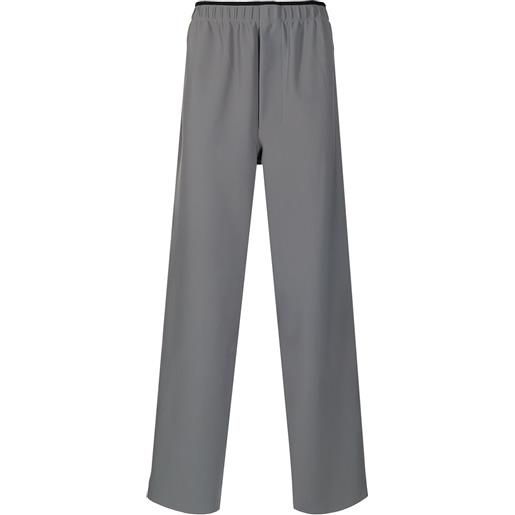 GR10K pantaloni con vita elasticizzata - grigio
