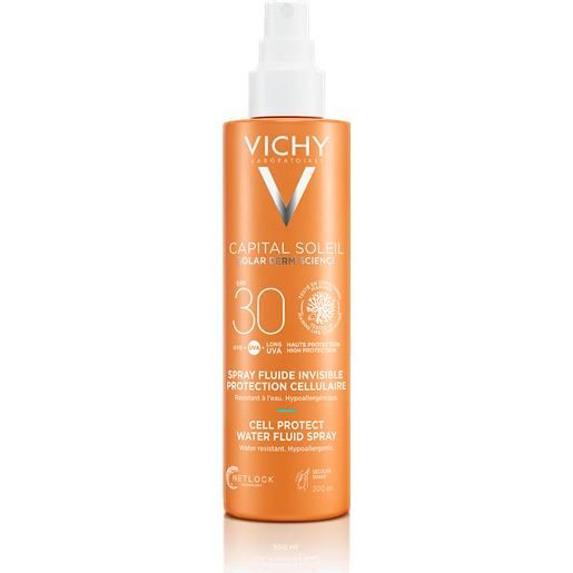 Vichy capital soleil cell protect fluido ultra leggero spray spf30 200 ml