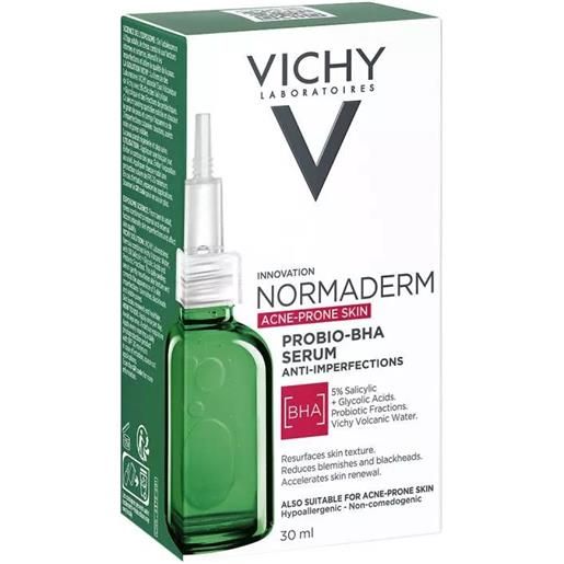 VICHY (L'Oreal Italia SpA) normaderm probio-bha siero anti imperfezioni - siero per pelle grassa a tendenza acneica - 30 ml
