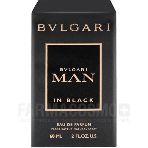Bulgari man in black - eau de parfum uomo 60 ml vapo