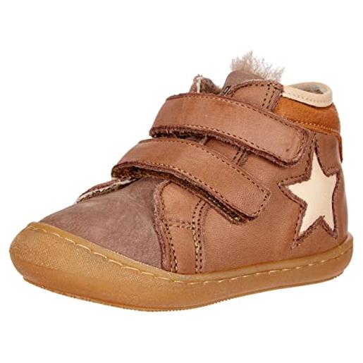 Bisgaard saki first walker shoe - scarpe da bambino, (marrone), 21 eu