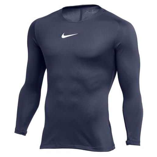 Nike y nk dry park 1stlyr jsy ls t-shirt a manica lunga, bambino, volt/(black), xl