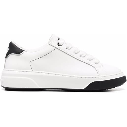 Dsquared2 sneakers in pelle - bianco