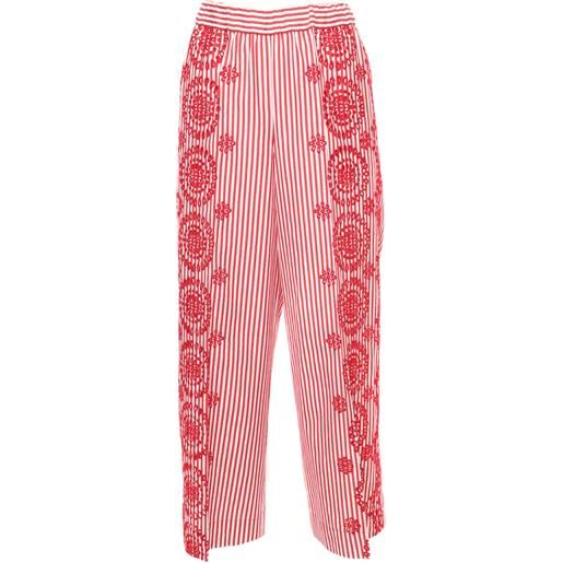 P.A.R.O.S.H. pantalone righe rosse