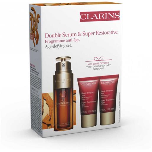 Clarins double serum & multi-intensive cofanetto viso