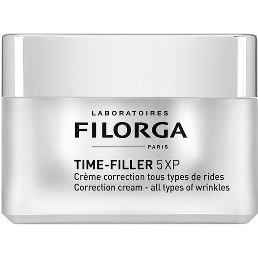 Filorga time filler - 5xp crema correttiva per 5 tipi di rughe viso collo, 50ml