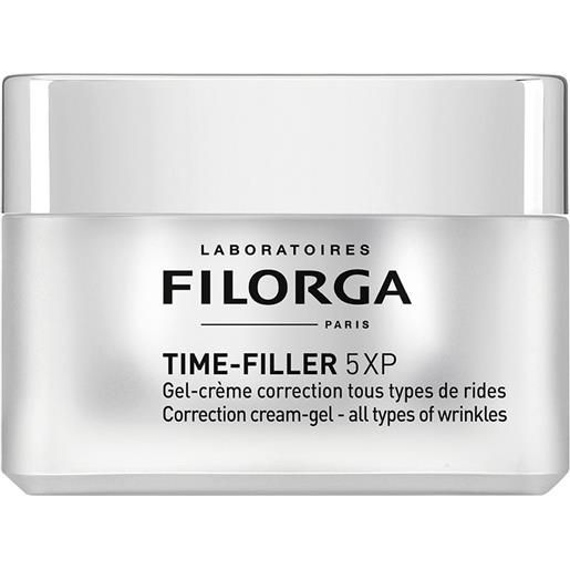 Filorga time filler - 5xp crema-gel correttiva 5 tipi di rughe viso collo, 50ml