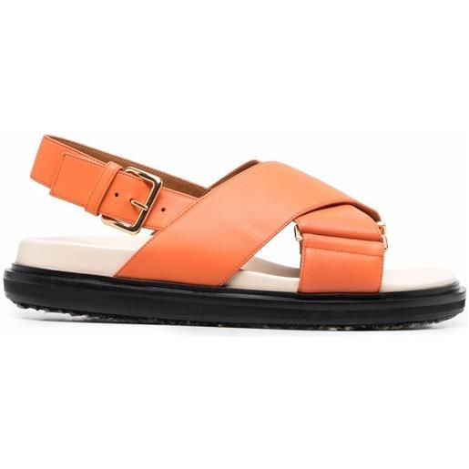 Marni sandali fussbett - arancione