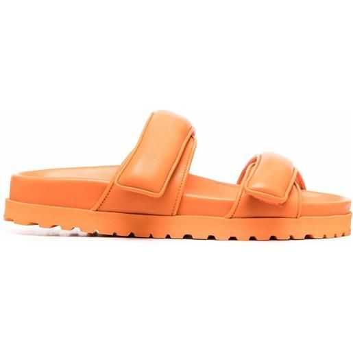 GIABORGHINI sandali con doppia fascia - arancione